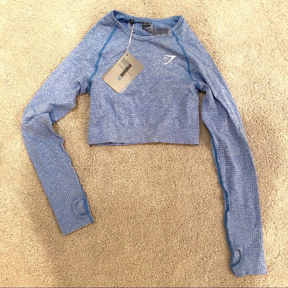 NWT Gymshark Crop stop long sleeve